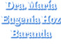 Dra. María Eugenia Hoz Baranda