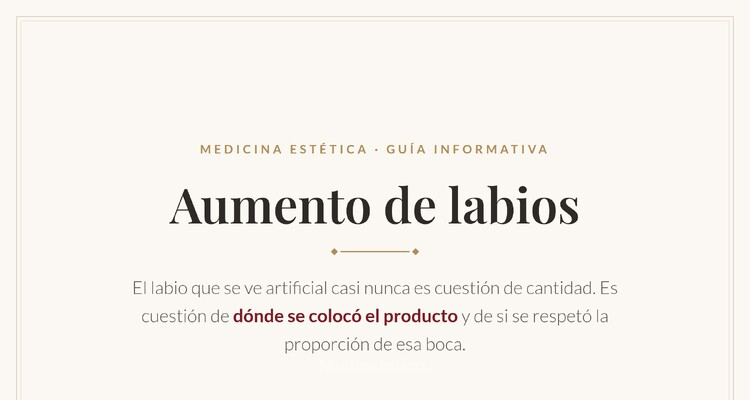 Aumento de labios: cómo evitar el labio de pato