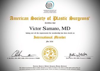 Certificate - Dr. Víctor Genaro Sámano Guzmán