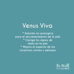 Resurfacing ! Venus Viva | Cicatrices de acné | Be Well Clinic