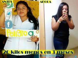 Antes y después de Dieta