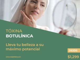 Rejuvenece tu Belleza con Toxina Botulinica desde $1,200