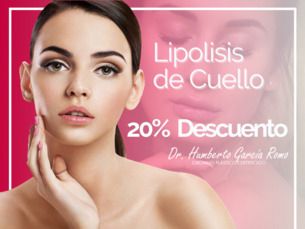 20% Descuento + Cita de cortesía ¡Deshazte de la grasa en el cuello!