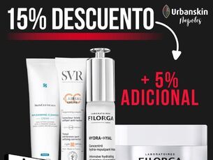 15% + 5% Extra en productos premium para el cuidado de tu piel