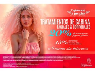 ✨Promoción especial para tratamientos de Cabina (faciales y corporales)