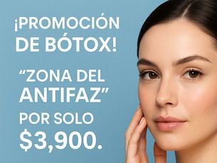 $3900 Toxina Boutlínica en Zona de Antifaz (Incuye consulta)