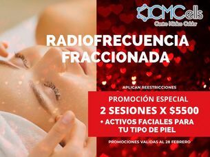 RADIOFRECUENCIA FRACCIONADA - 2 sesiones x $5.500