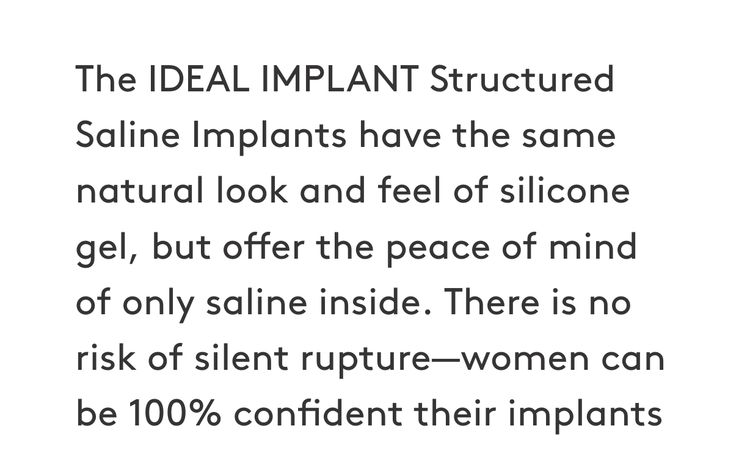 Implantes Salinos estructurados IDEAL - 51947