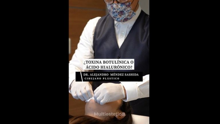 Toxina Botulínica o Ácido Hialurónico - Dr. Alejandro Méndez Sashida