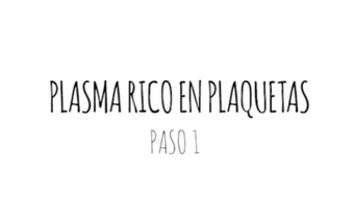 Plasma rico en plaquetas